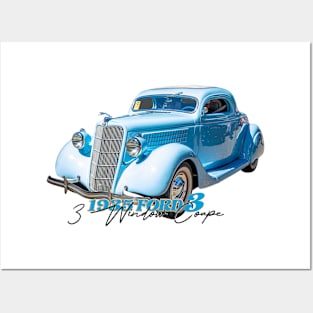 1935 Ford 3 Window Coupe Posters and Art